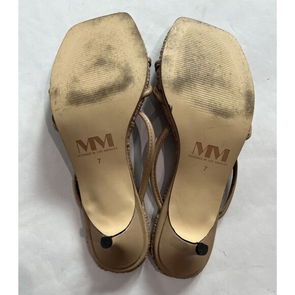 Mara & Mine Azeline Kitten Heel in Tan - Picture 6 of 6
